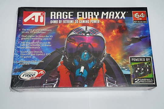 ATI Rage Fury Maxx 64MB 显示卡（ATI Rage 128 Pro X2芯片）